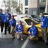 GCSAA students with sports car. 