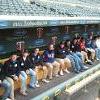 GCSAA students in Minnesota Twins dugout. 